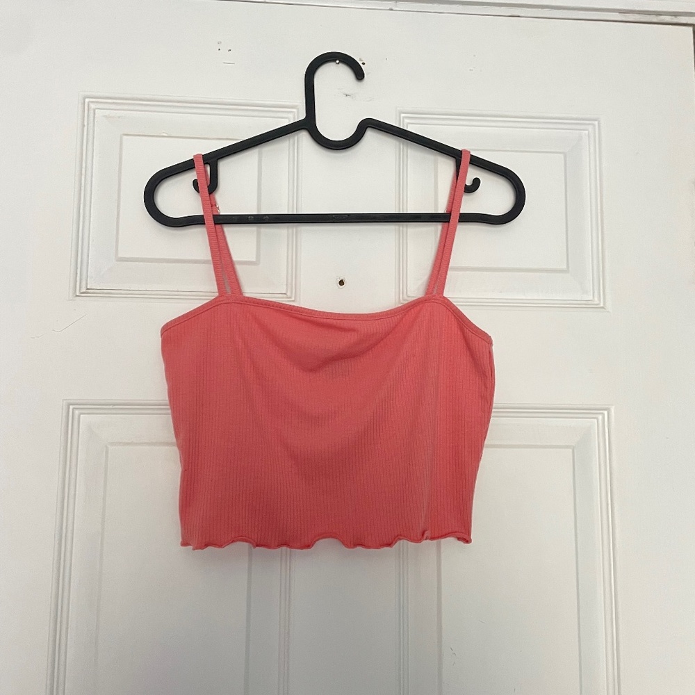 Pink Cropped Tank